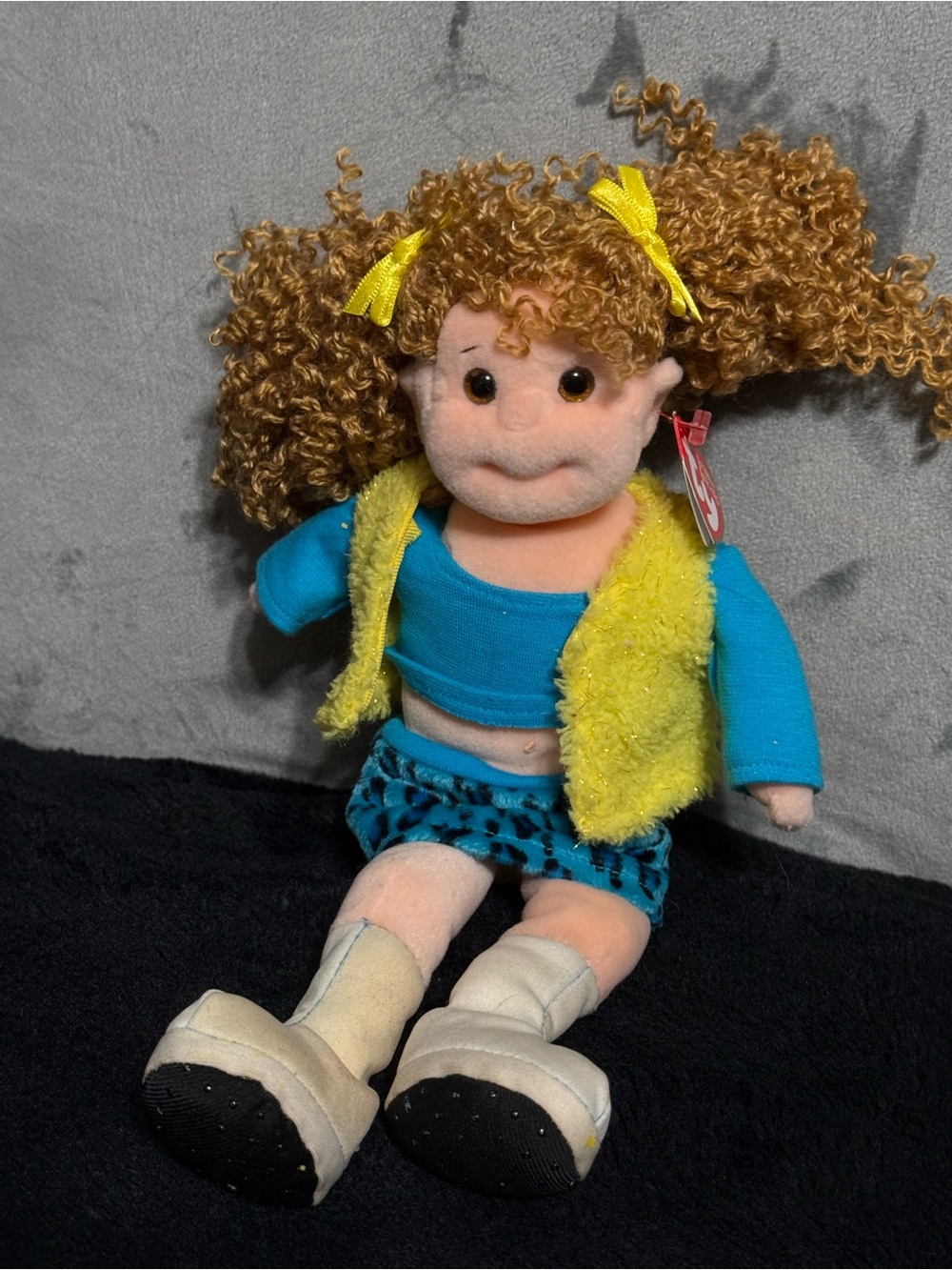TY Beanie Boppers Pretty Patti 2001 Vintage Plush Doll With Tag